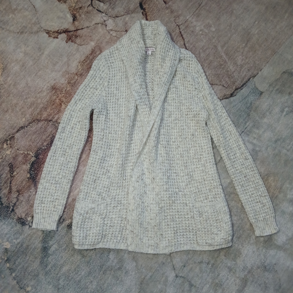 Merona Women's Light Gray Cardigan Sweater
